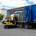 Truck loading at Frances Seeds