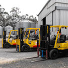 Fork lifts at Frances Seeds