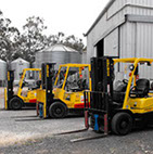 Fork lifts at Frances Seeds